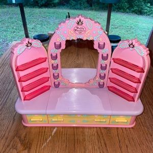 Vintage Bluebird Polly Pocket Pajama Party Garden Pullout Playhouse